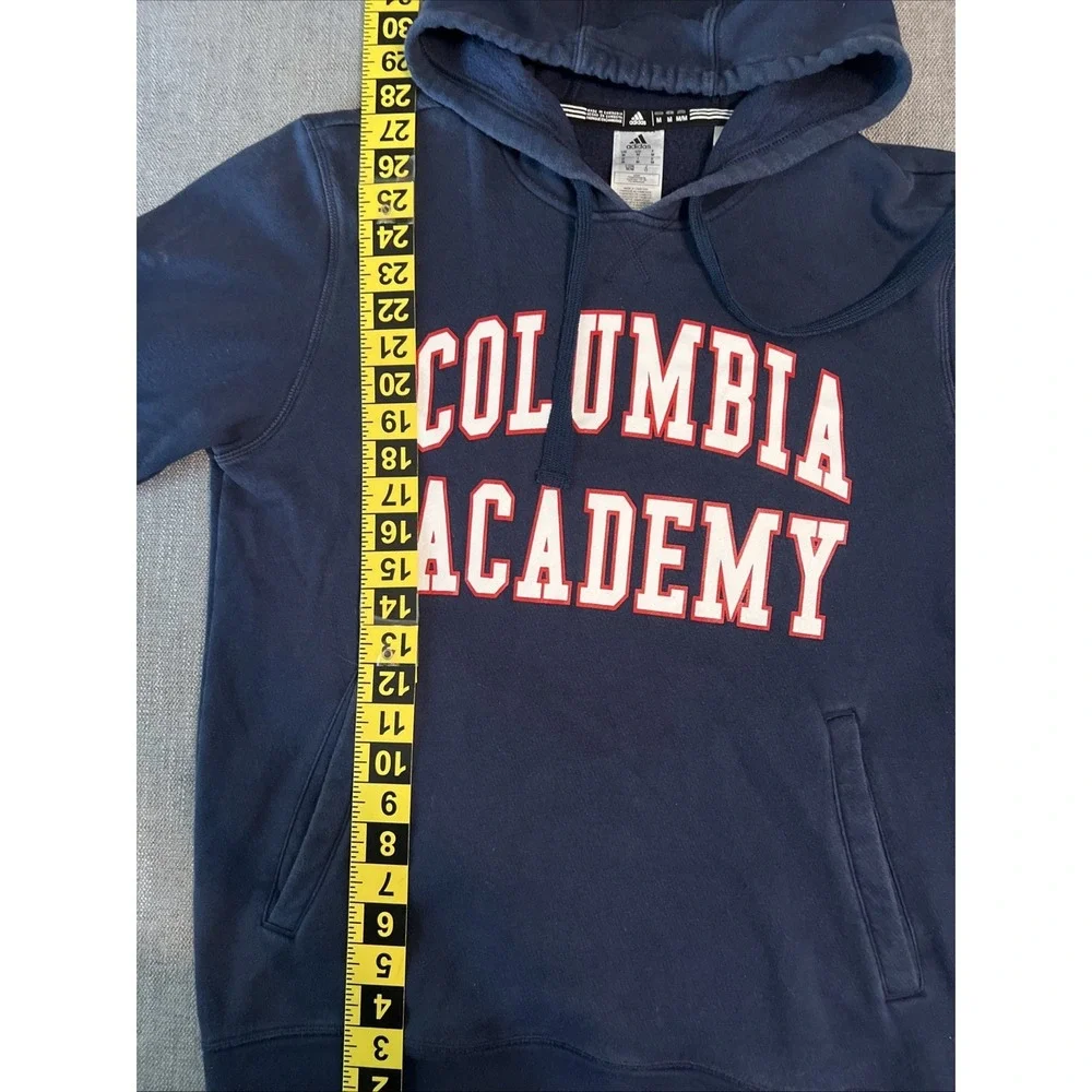 Adidas Hoodie Men's M Columbia Academy Navy‎ Blue Gym Training